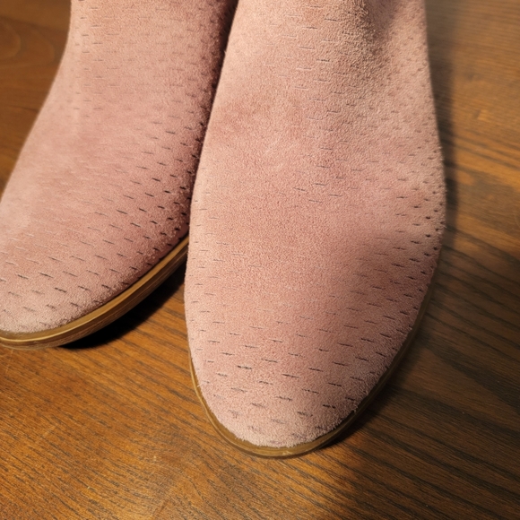 Lucky Brand Mauve Suede/Leather Bootie size 10 - Picture 3 of 6